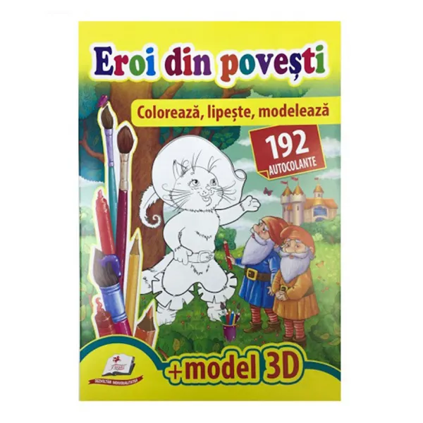 Coloreaza, lipeste, modeleaza Eroi din povesti 23 686 - image 1