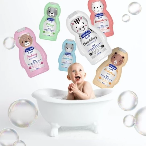 Шампунь гель детский On Line Le petit 3in1 Marshmallow 350 мл - image 2
