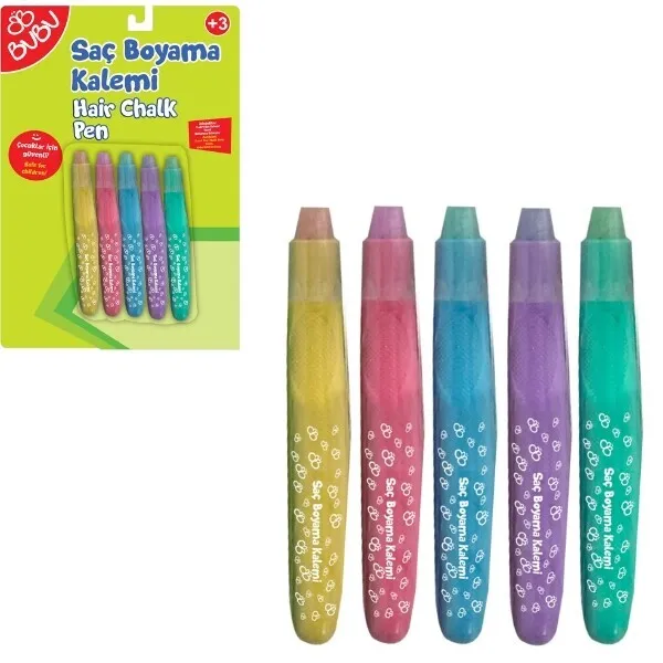 Set creta color pentru par, 5 nuante - image 2