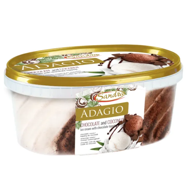 Мороженое Sandra Adagio кокосово-шоколадное 1000мл - image 1