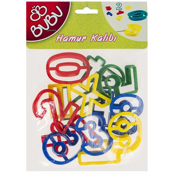 Cuttere cifre pentru plastilina, 15 buc - image 1