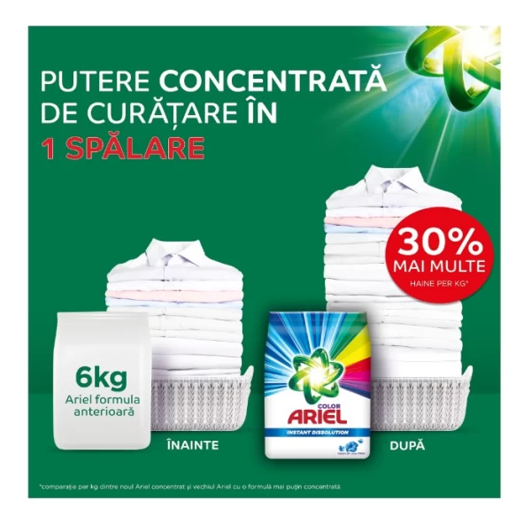 Ariel Detergent 7,5 kg Touch of Lenor Fresh Color 100 spalari - image 3
