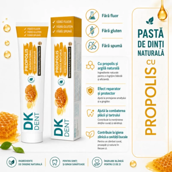 Dk Dent pasta de dinti 100 ml Propolis - image 3