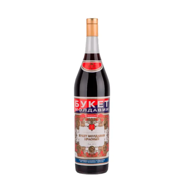 Buchetul Moldovei Vin aromat roșu dulce 16% 1 L - image 1