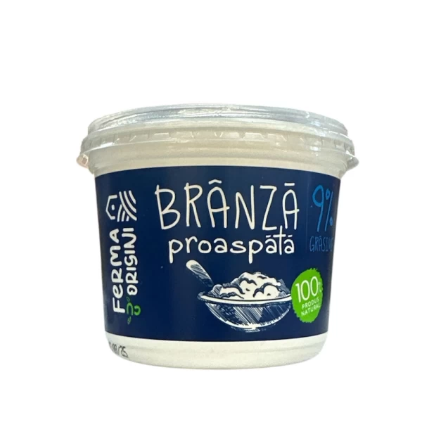Ferma cu Origini Branza 9%, 350g - image 1