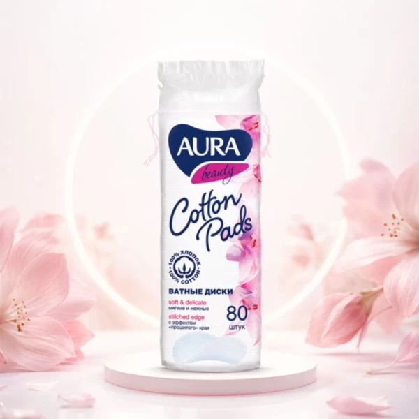 Ватные диски Aura 80 шт - image 2