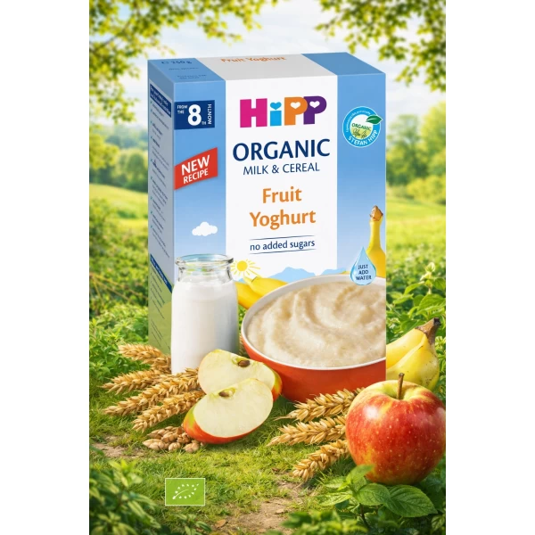 HiPP Молочная пшеничная каша Фрукты-Йогурт с пробиотиками (8+ мес.), 250 г - image 2