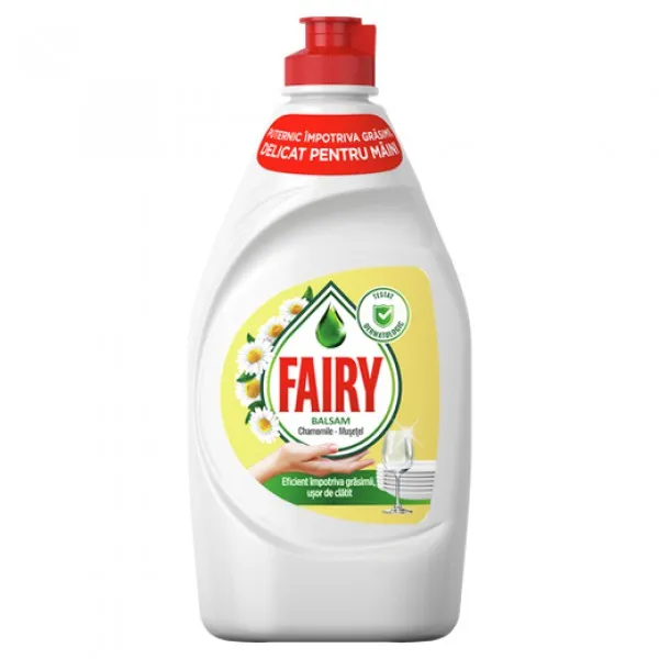 Fairy Detergent de vase 400ml Sensitive Chamomile & Vitamin E - image 1