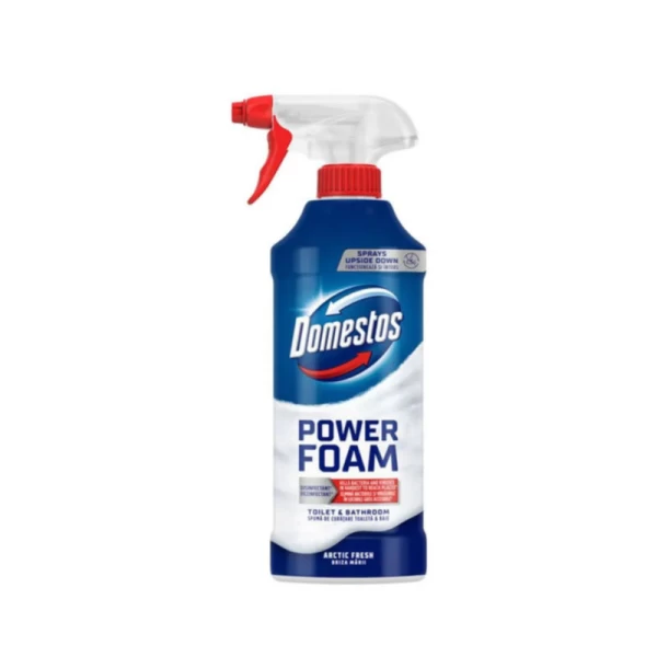 Чистящая пена для унитаза Domestos Power Foam Arctic Fresh 435 мл - image 1