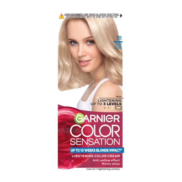 Garnier Color Sensation Vopsea de par 111 Blond Ultra Argintiu - image 1