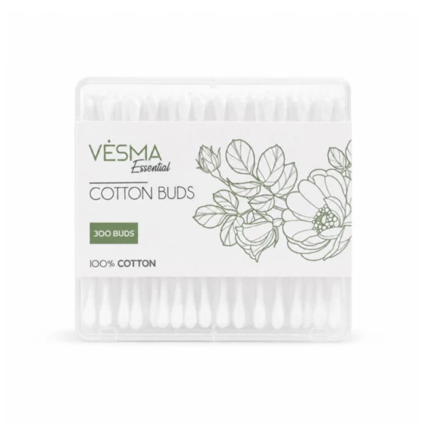 Ватные палочки Vesma Essential 300 шт - image 1