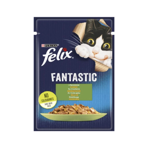Felix Fantastic Консервований корм з кроликом в желе 85 г - image 1
