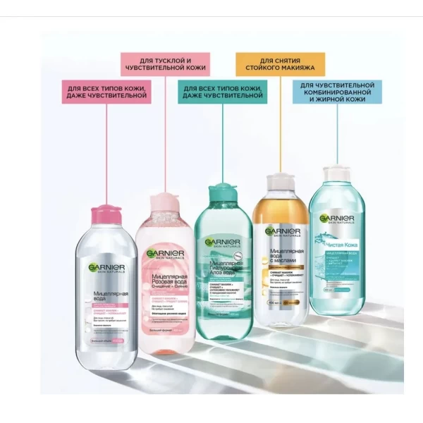 Мицеллярная вода Garnier Skin Naturals для чувствительной кожи, 100 мл - image 3