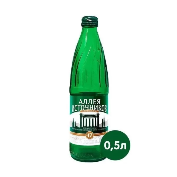 Apa minerala Aleea Izvoarelor Nr.17, 0,5 L, sticlă - image 2