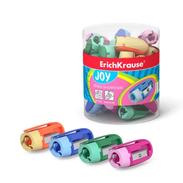 Точилка пластиковая Erich Krause JOY - image 2