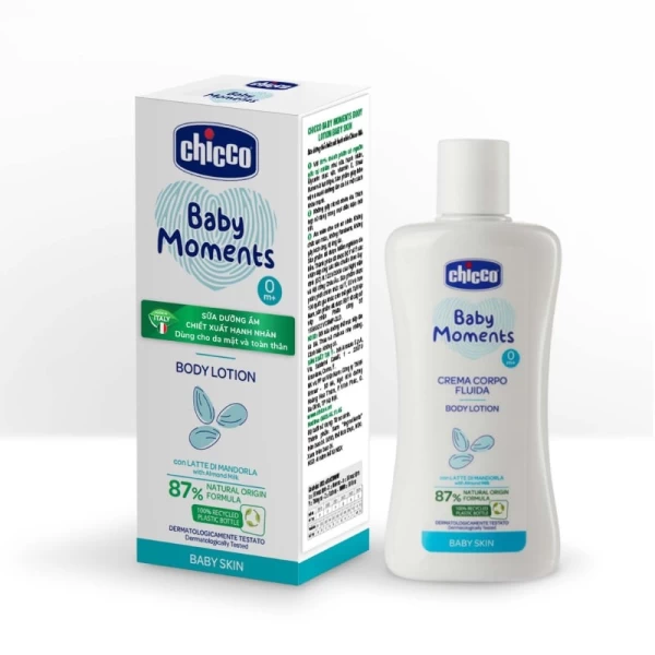 Chicco Baby Moments Lapte de corp 200ml - image 2
