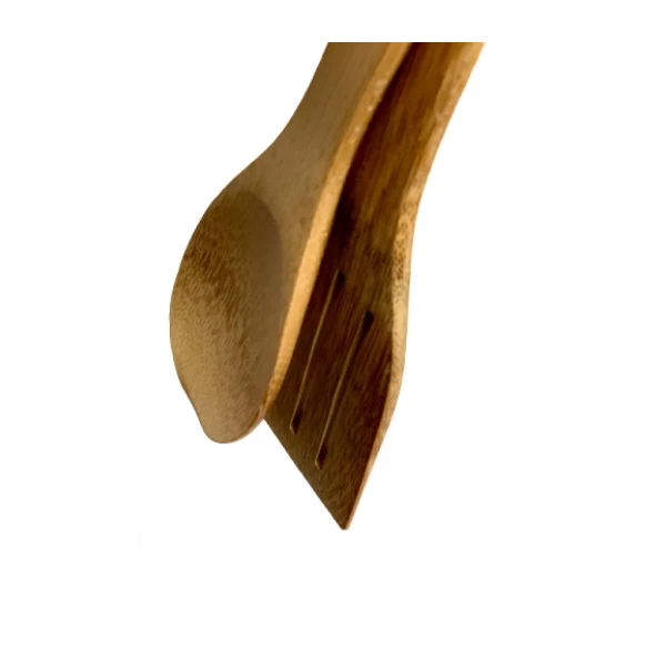 Ложка + лопатка, 2 шт., дерево A02784 - image 3