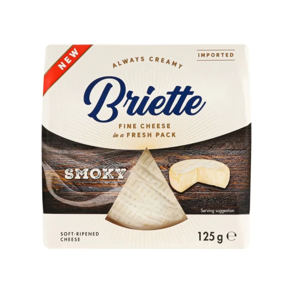 Сыр Мягкий Briette Smoky с Белой Плесенью 125 г - image 1