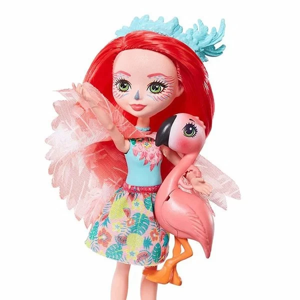 Papusa Enchantimals Flamingo Fanci Swash - image 3