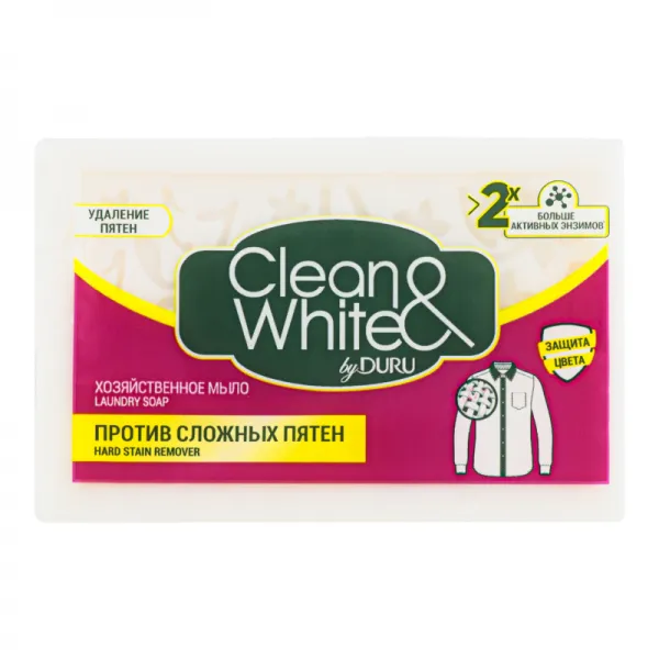 Duru Clean & White Sapun de rufe Stain Remover 120 g - image 1