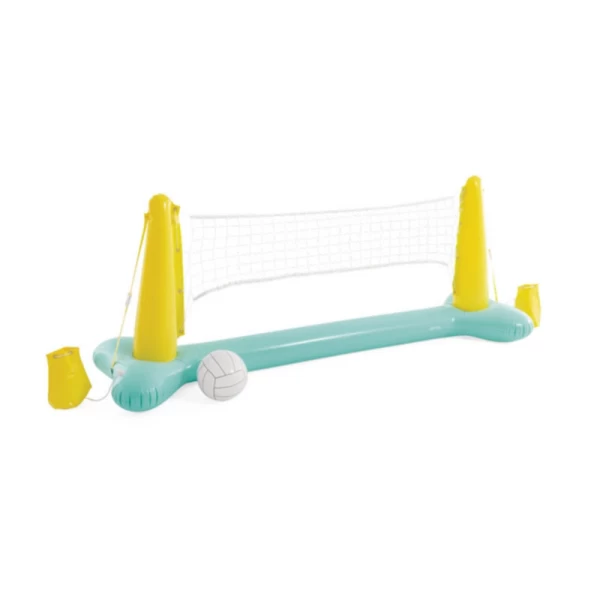 Set de joacă gonflabil pentru volei în apă, cu plasă și minge, 239×64×91 cm, 6+ ani, Intex (56508) - image 1