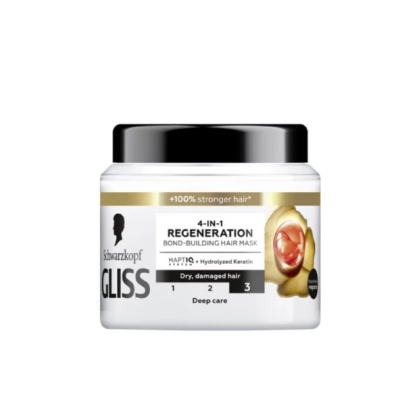 Gliss Masca de par regeneratoare Total Repair 4 in 1 pentru parul uscat 400 ml - image 1