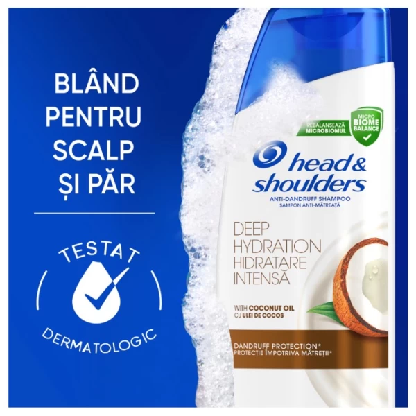 Head & Shoulders Sampon 625 ml Deep Hydration pentru hidratare intensa - image 3