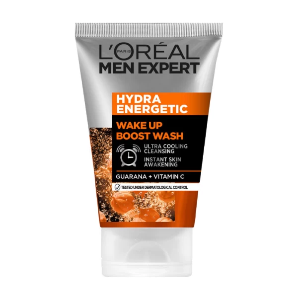 L'Oreal Paris Men Expert Hydra Energetic Охлаждающий очищающий гель для мужчин, 100 мл - image 1