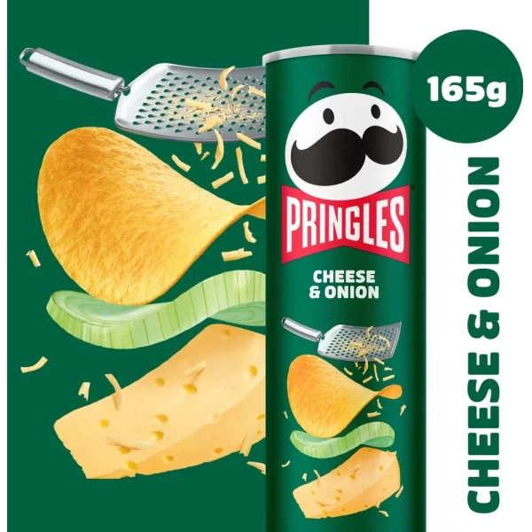 Pringles Чипсы со вкусом сыра и лука 165г - image 2
