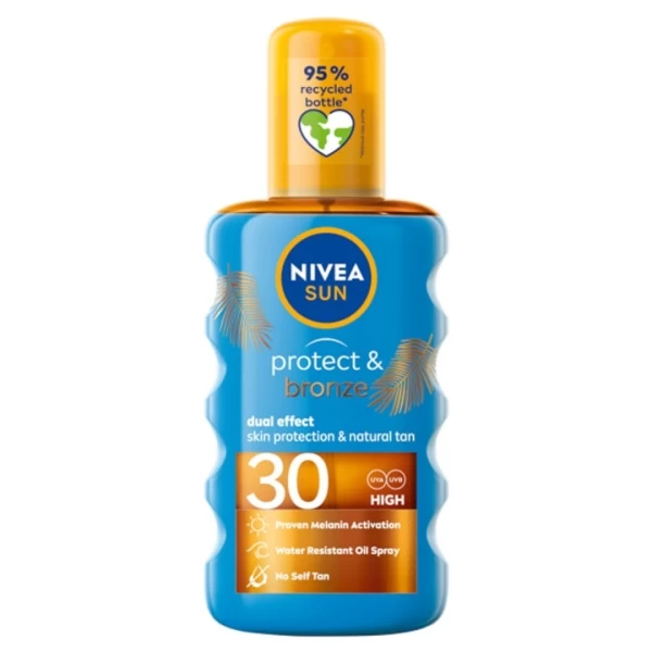 Nivea Sun Ulei-spray protectie solara Protect & Bronze FPS30 200 ml - image 1