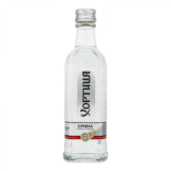 Водка Хортиця 0.2л 40% Серебряная прохлада бут - image 1