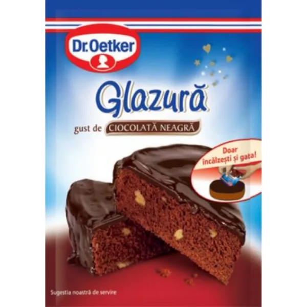 Dr.Oetker Glazură ciocolată neagră 100gr - image 1