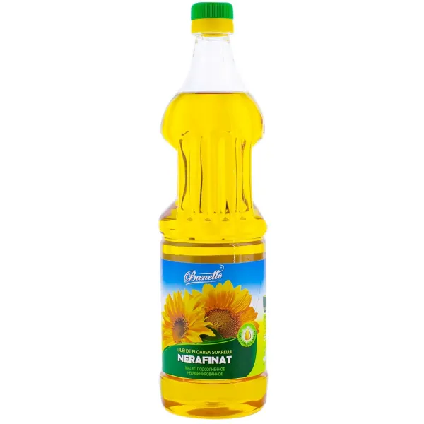 Масло подсолнечное Bunetto нерафинированное 0,95л - image 1