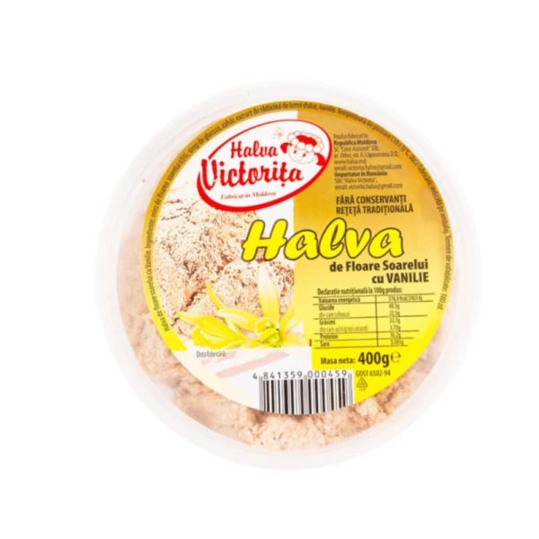Victorita Halva de Floarea soarelui cu vanilie 400 g - image 2