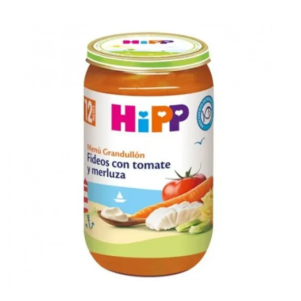 HiPP Piure de spaghete cu pește și legume în sos de roșii (12+ luni), 220 g - image 1