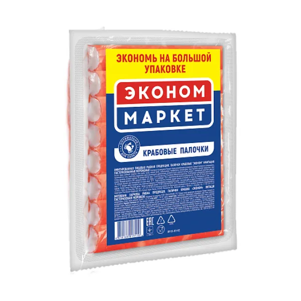 Bastonaşe de crab imitatie Econom congelate 500g - image 1