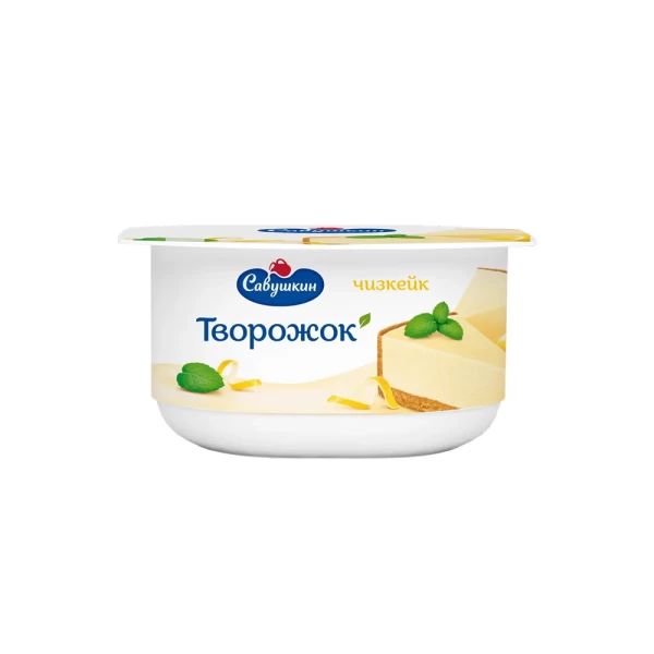 Паста сырковая десертная Чизкейк Савушкин продукт 3,5% 120 г - image 1