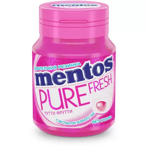 Mentos Guma de mestecat Pure Fresh Tutti Frutti 100gr - image 1