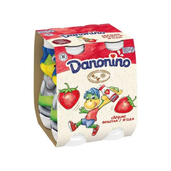Danonino Iaurt de baut capsuna 4*100g - image 2