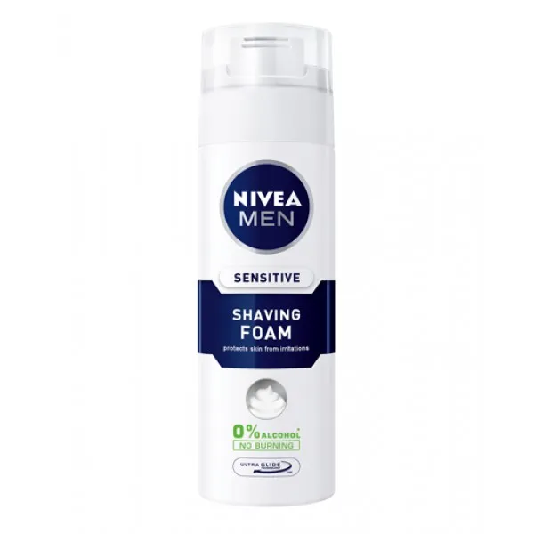 Nivea Spuma de ras Ten Sensibil 200 ml - image 1