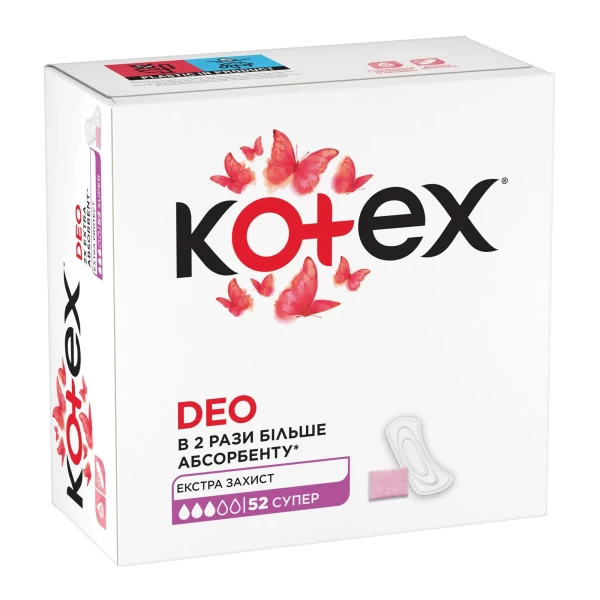Kotex Absorbante zilnice Deo Super Liners 52 buc - image 2
