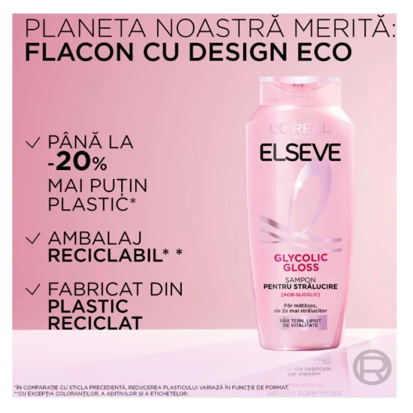 Elseve Sampon 250ml Glycolic Gloss pentru stralucirea parului - image 6