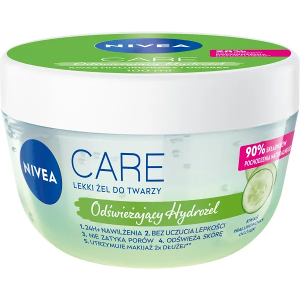 Nivea Gel pentru fata Hialuronic Hidratant cu Extract de Castravete 100 ml - image 1