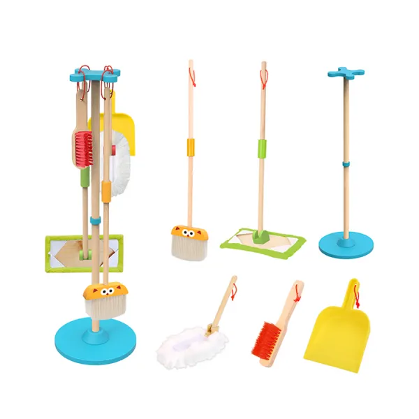 Jucarie set pentru curatenie din lemn TF436A - image 9