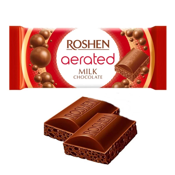Ciocolata Roshen lapte aerata 80g Bubble - image 2