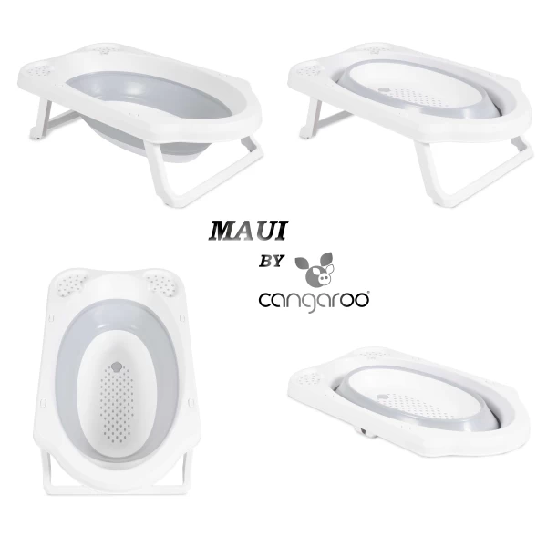 Складная ваночка с градусником Moni Grey, 84 см - image 3