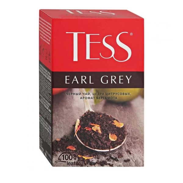 Tess Чай Earl Grey черный с лаймом и апельсином 100 г - image 1