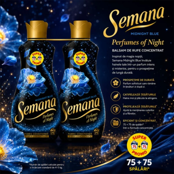 SET 2*Semana Balsam de rufe 1.65L Perfumes of Night Blue - image 2