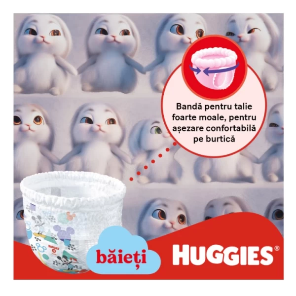 Huggies Little Movers Scutece chilotel №3, 7-11kg, pentru baietei 58 buc - image 4