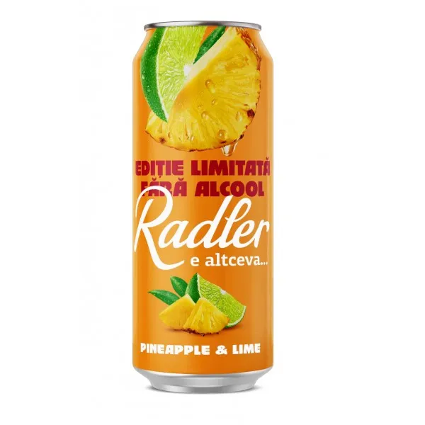 Radler Bautura Ananas-Lime 0,5l fara alcool can. - image 1